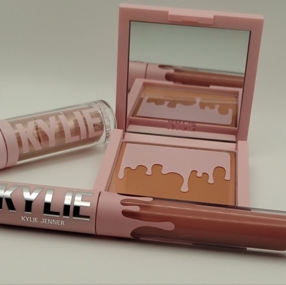Kylie Jenner Other - KYLIE Jenner Makeup Bundle:Lip Gloss, Matte Liquid Lipstick, & Blush Powder
